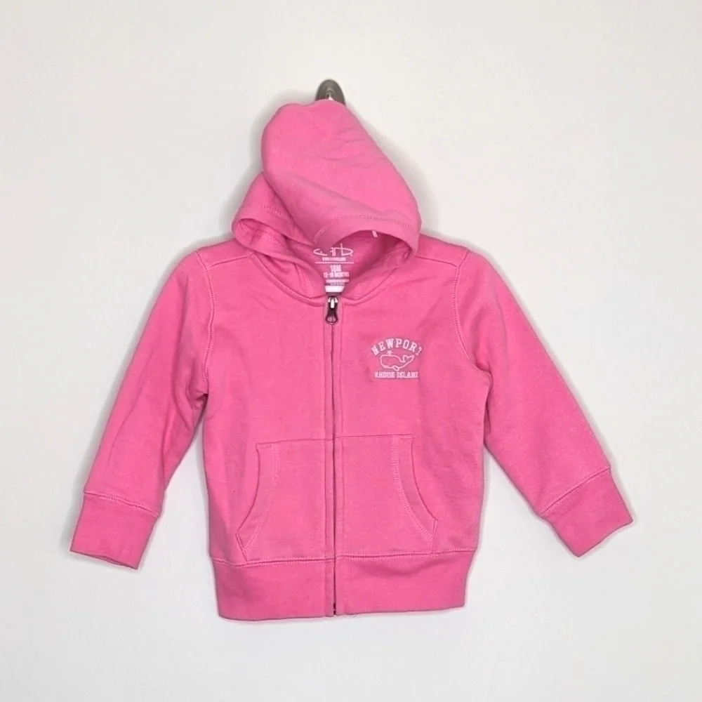 Garb Newport Rhode Island Pink Hoodie Sweatshirt 12-18m